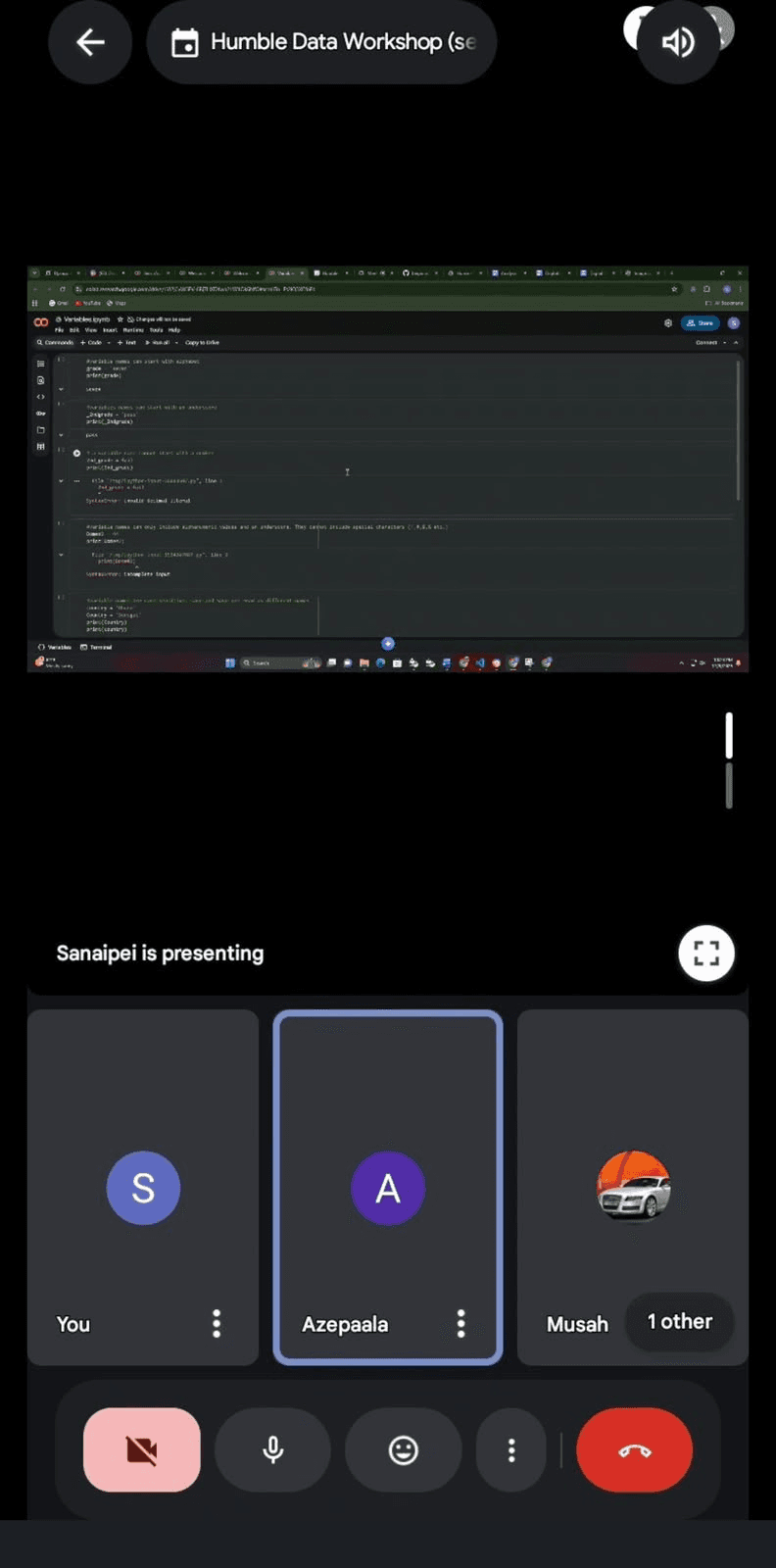 Python Mentoring